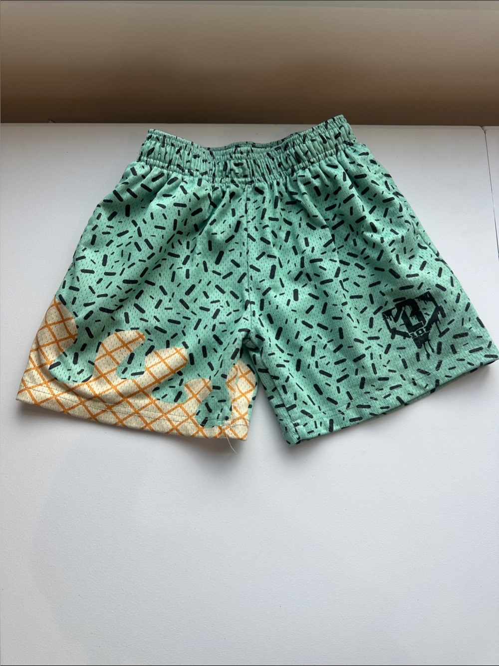 Baseball Lifestyle 101 Ice Cream Shorts- youth size small